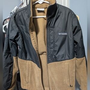 Columbia Tan Fleece Jacket